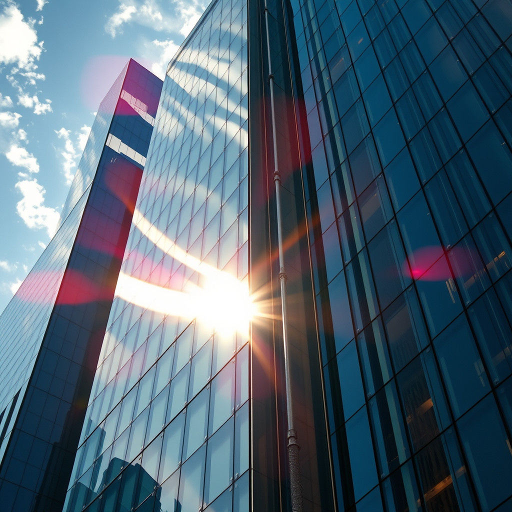 Mirrored Skyscraper Reflects Sunlight in High Definition