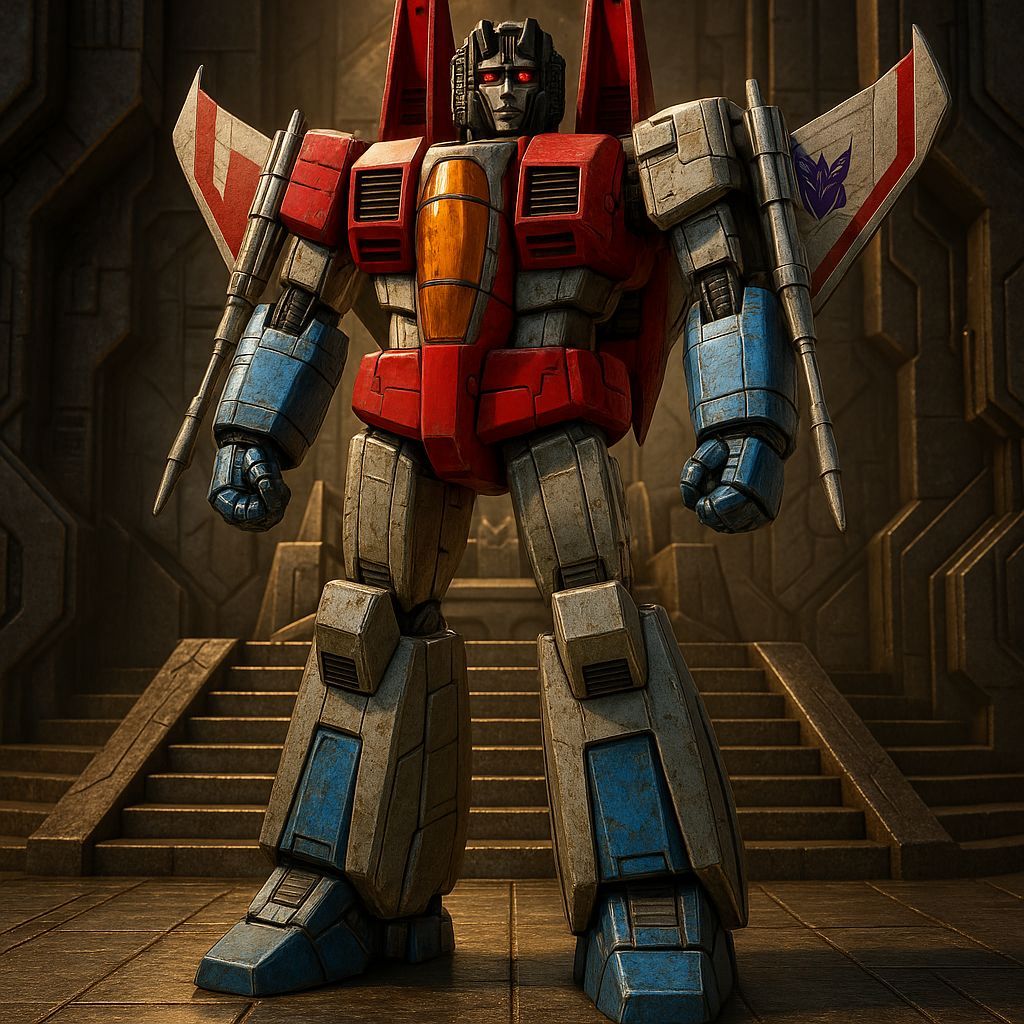 Starscream on Cybertron in Photo-Real 8K