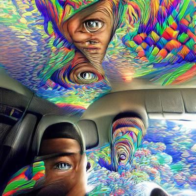 AI Generated Trippy Image