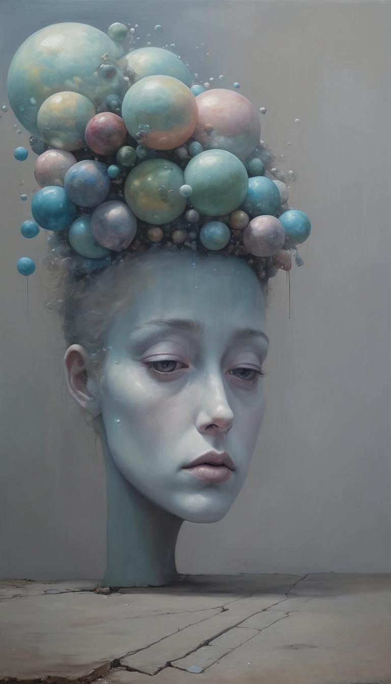 Filmic Photo of a Sad, Surreal Day