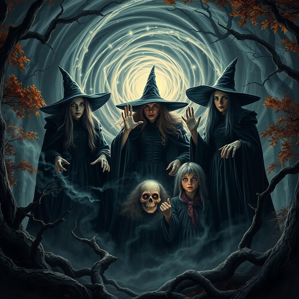 Hocus Pocus Witches: A Digital Masterpiece