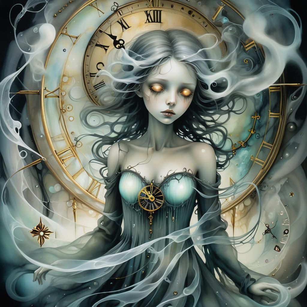 Surreal Scintillating Dream in Alcohol Ink