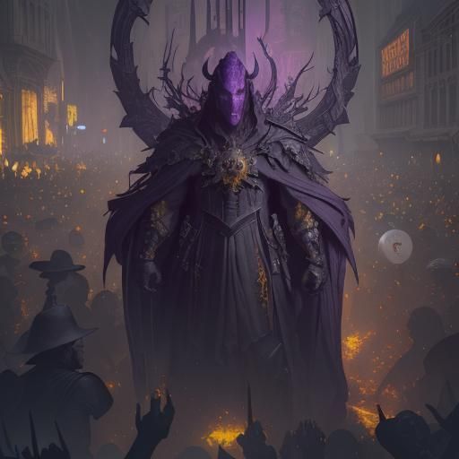 Black Friday Crowd: A Dark Fantasy Masterpiece