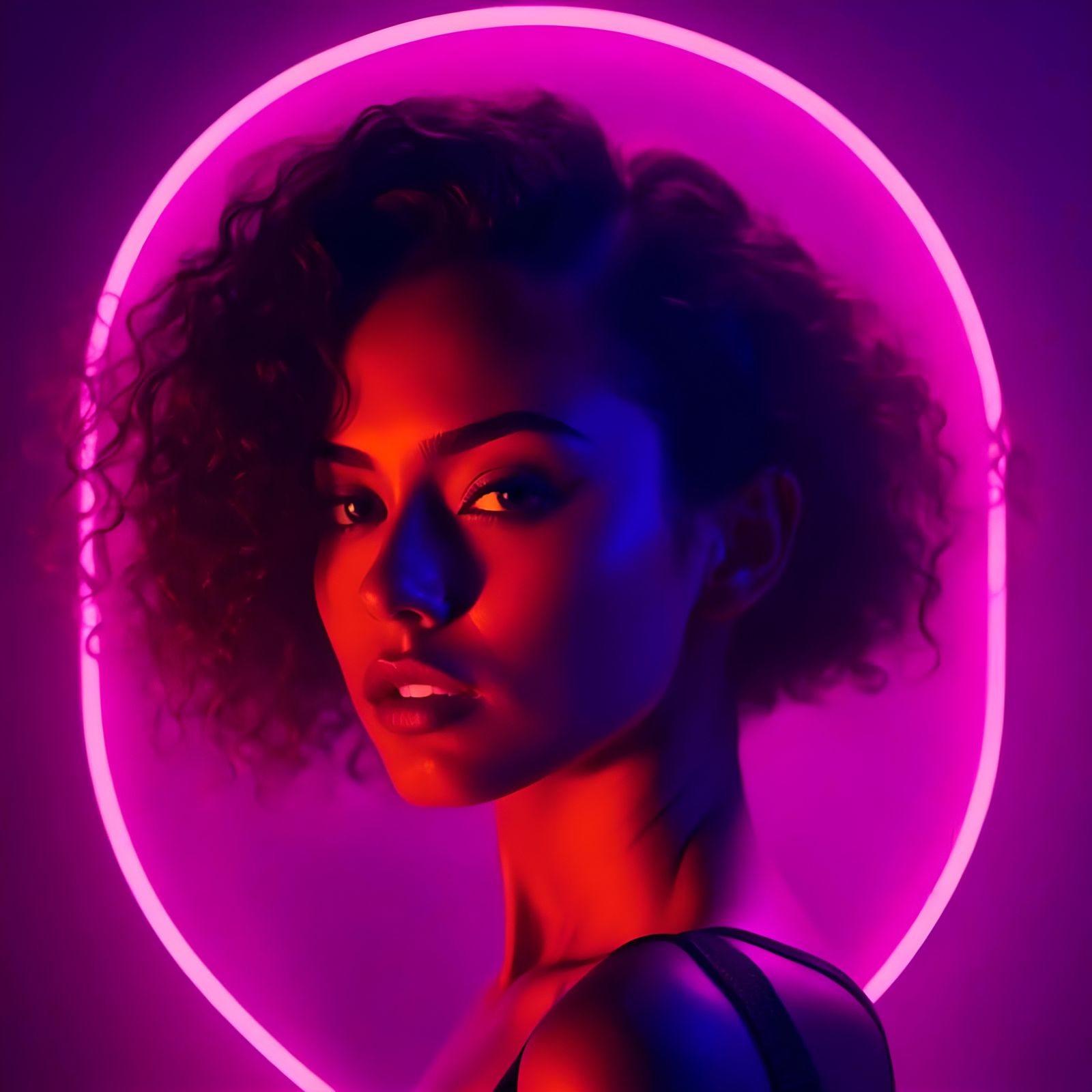 Ethereal Venus in Dramatic Shadow