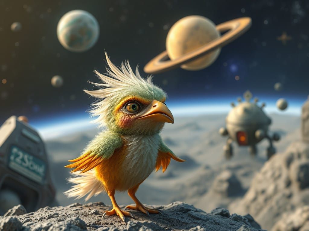 Boufy Parenthetically Marginalised Space Feathers