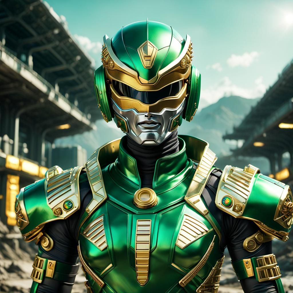 Beetle Heroine in Solarpunk Utopia