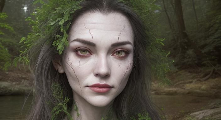 Horrifying Tomato Monster in Spooky Forest: Hyperrealistic P...