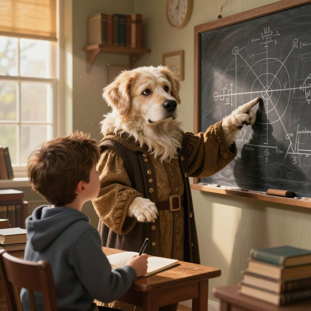 You can't teach an old dog because he insists on teaching you. William Wegman