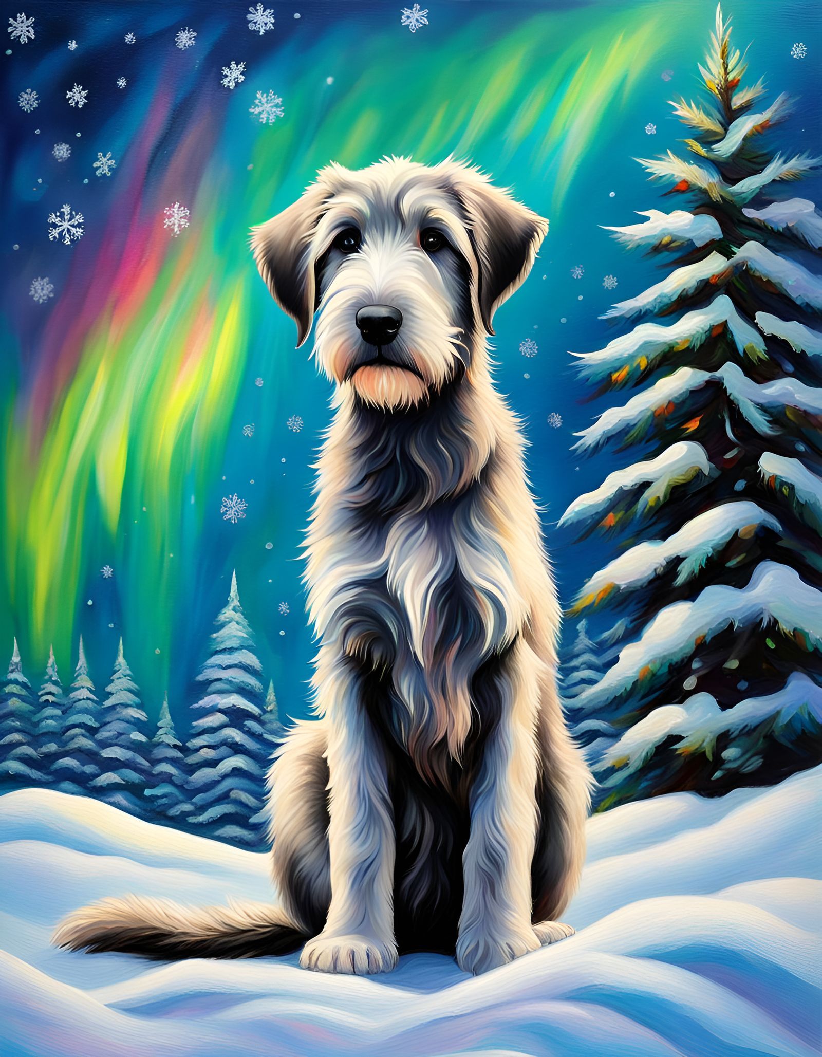 A Picture Perfect Irish Wolfhound Puppy