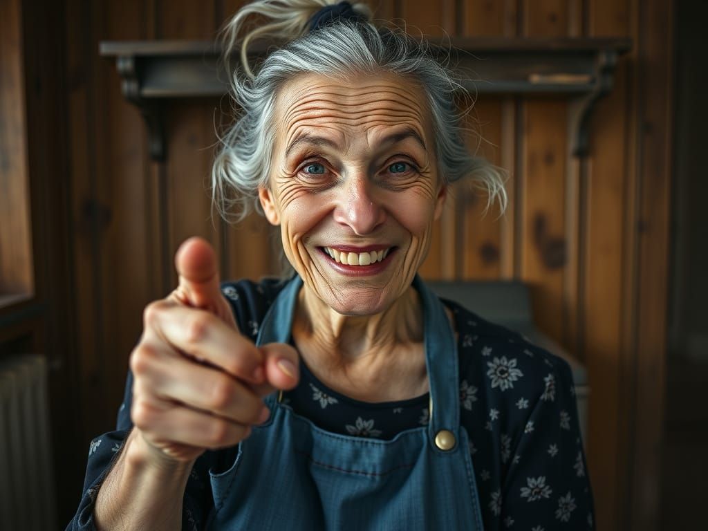 Warm Portrait of a Faded Beauty