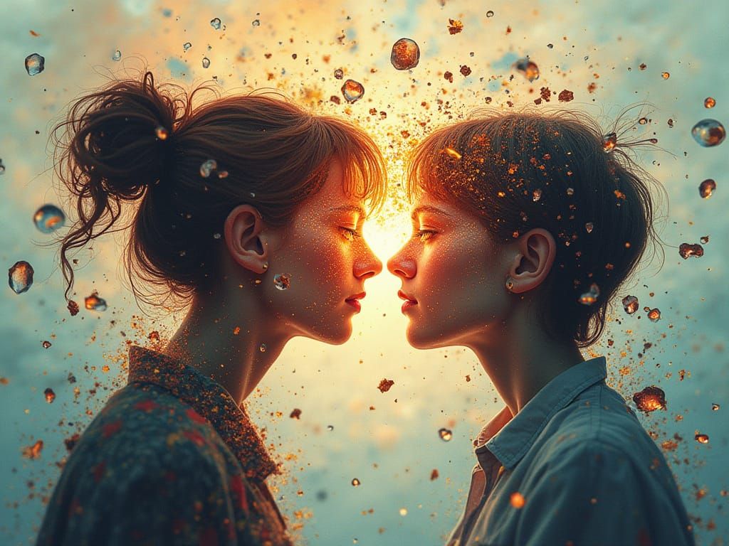 Inside-Out Photoillustration Debris of Human Curiosity