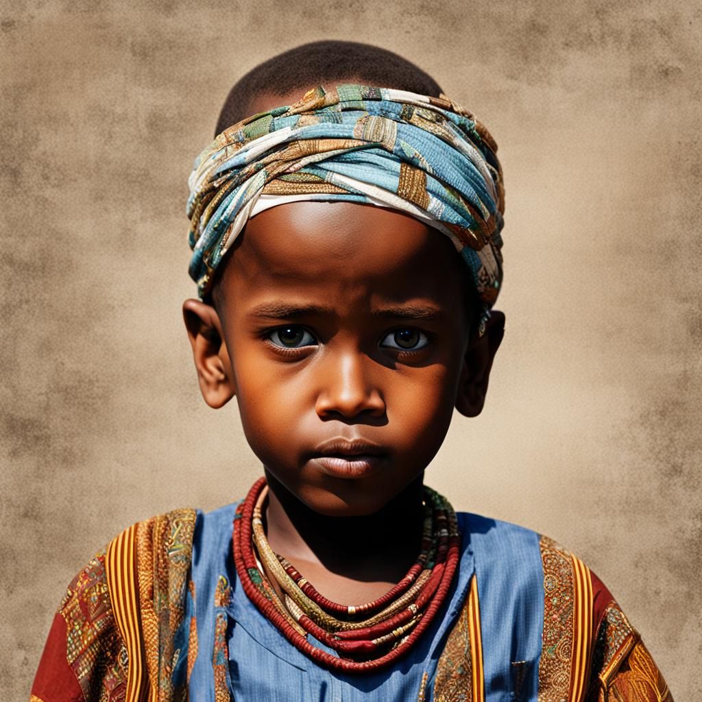 AI Generated Image of Somali Child