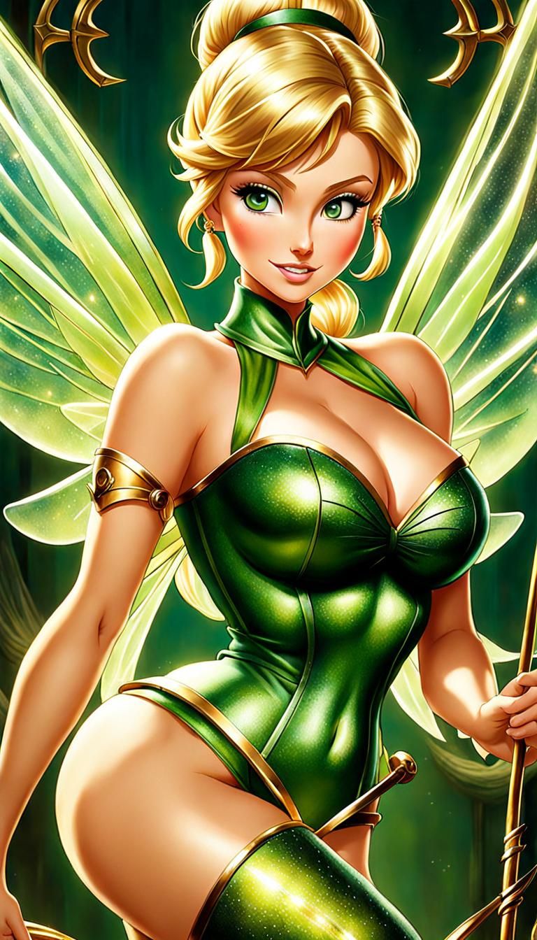 Hyperrealistic Anime Tinkerbell Movie Poster