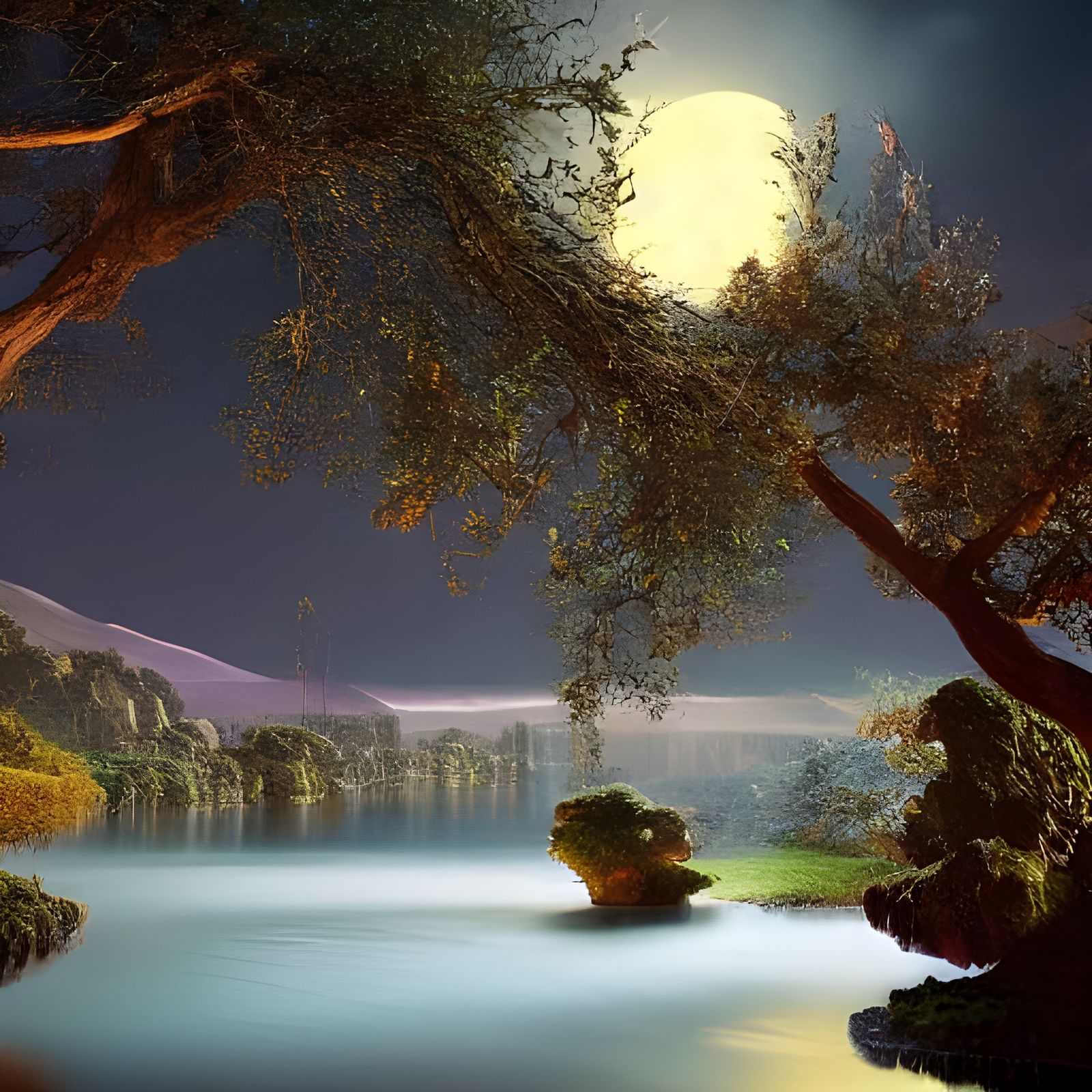 By the light of the silvery moon