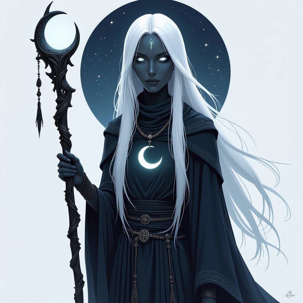 Kaira Shadowsong: Dark Fantasy Spirit Walker, Hyperdetailed ...