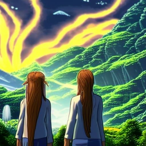 Powerful God Twins Control Elemental Forces