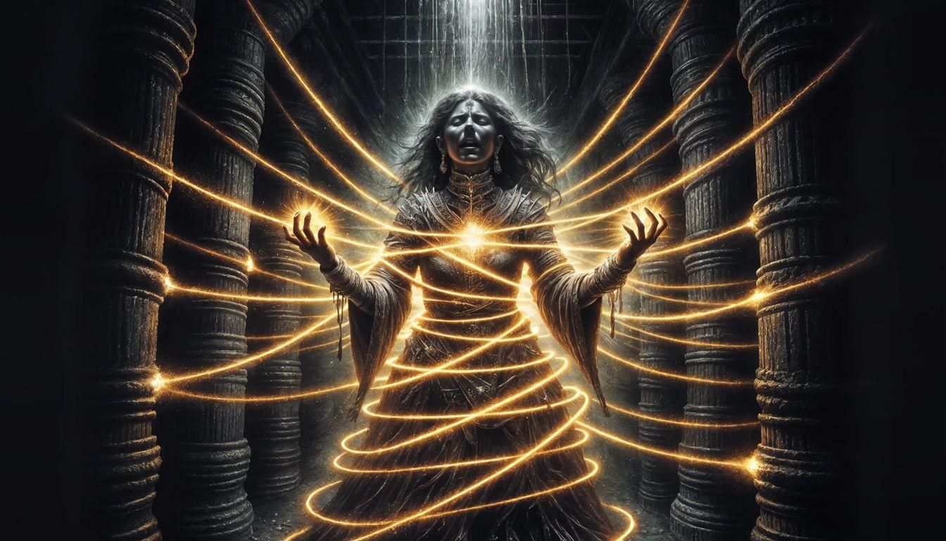 Radiant Restraints: Fantasy Illustration of Power and Contro...