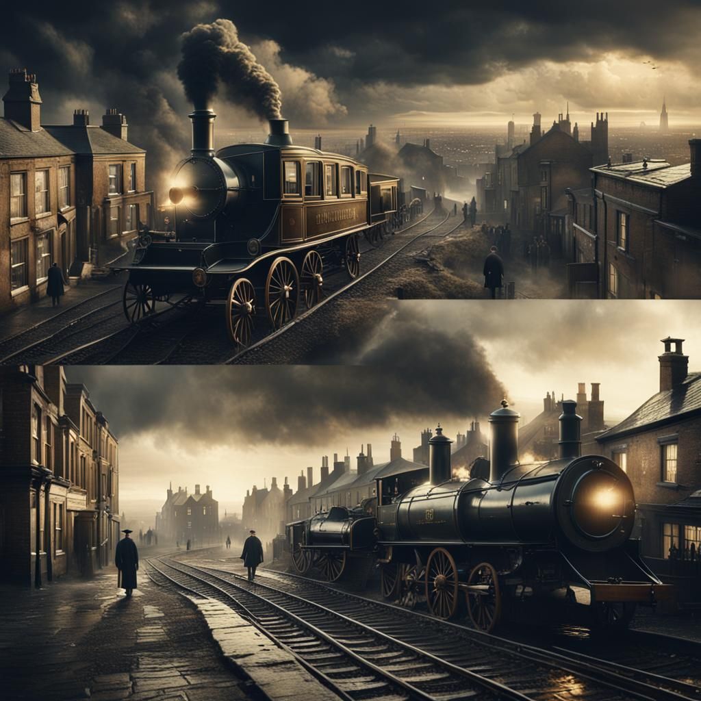 Epic Cinematic Scene: Peaky Blinders Digital Art