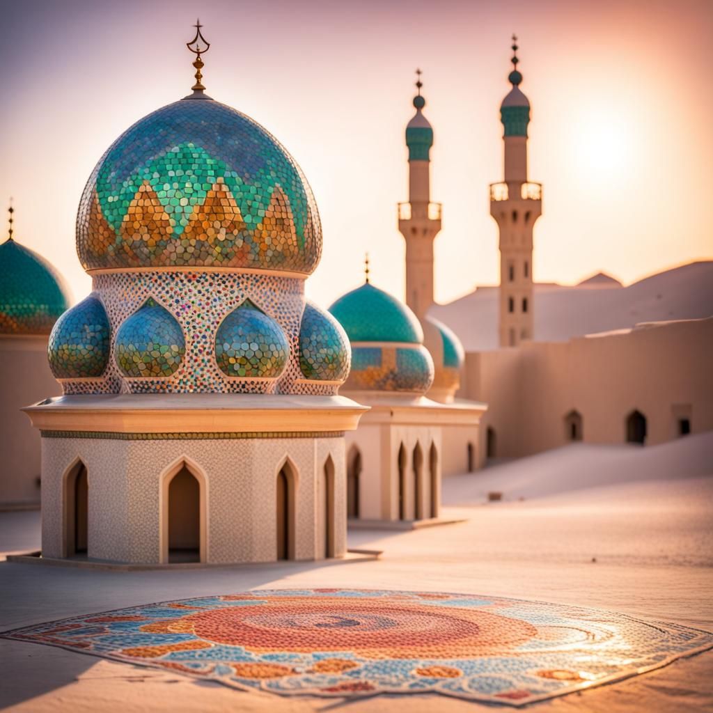 Arabian Desert Mosque