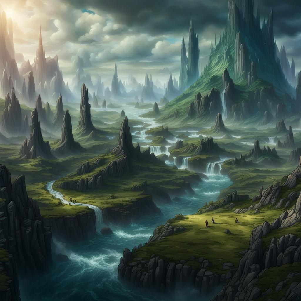 Epic Cinematic Fantasy Landscape