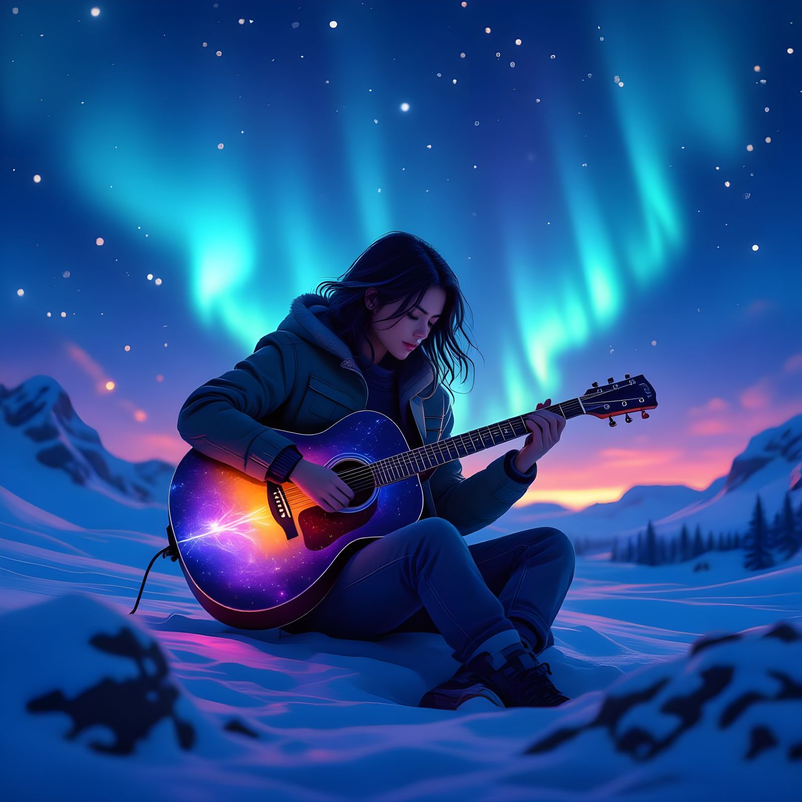 AI's Vision of a Universe-Writing Song