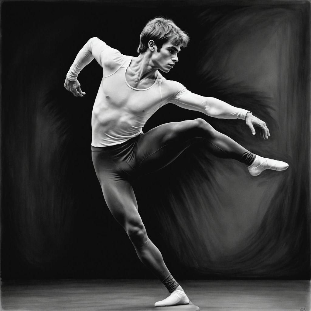 Rudolf Nureyev - Movement in Black & White