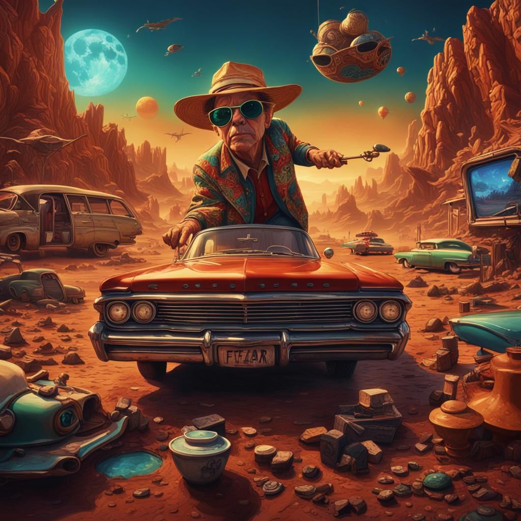 Old Actors in Fear and Loathing Style