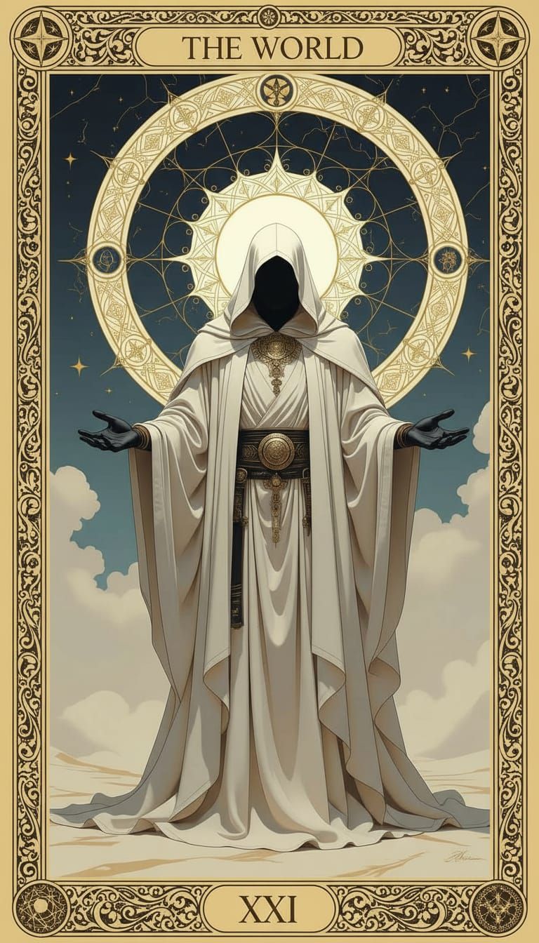 Symbolic Tarot Card: The World