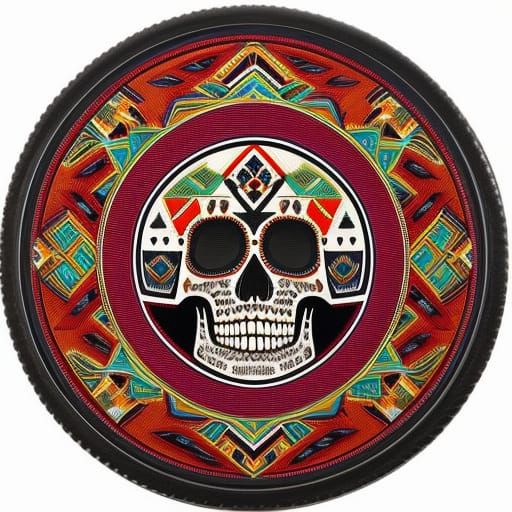 Southwestern Skull with Stagecoach, Detailed Design