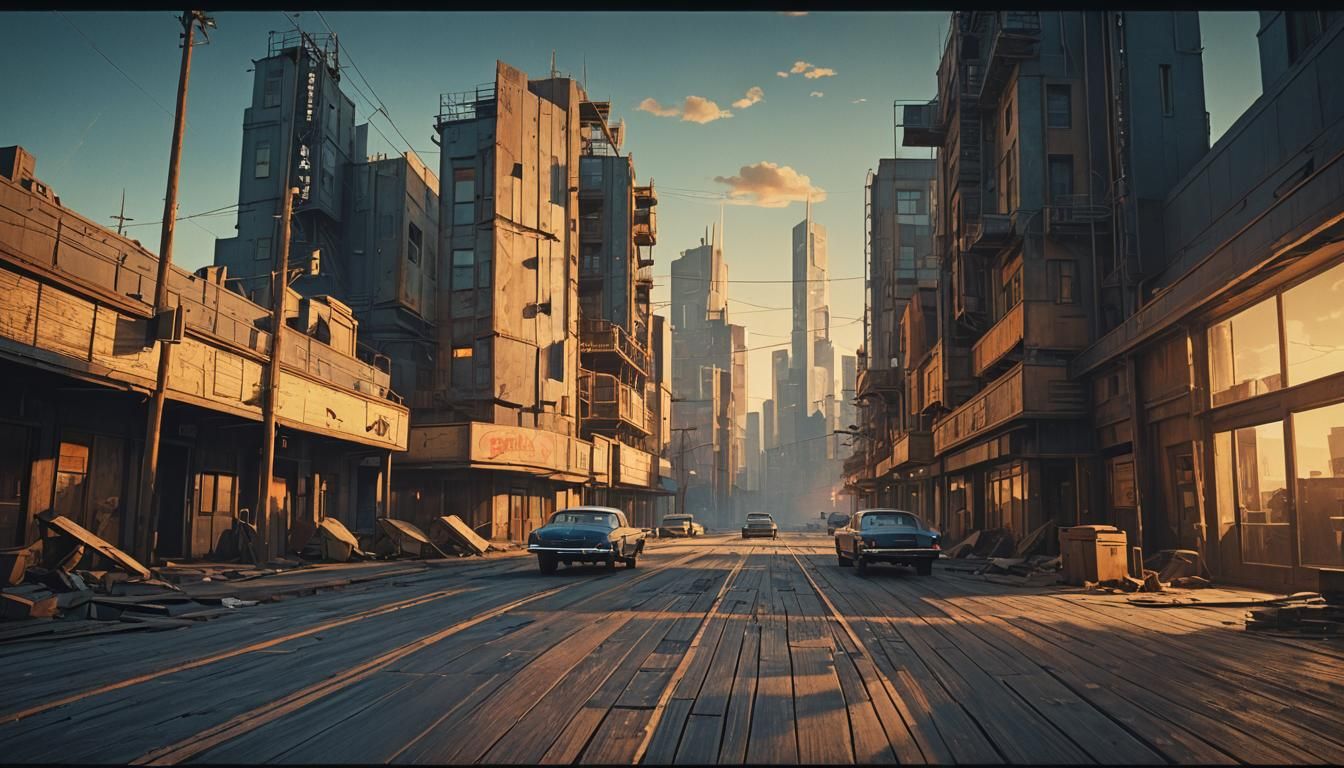 Gritty Noir Paper Revealed in Warm Golden Light