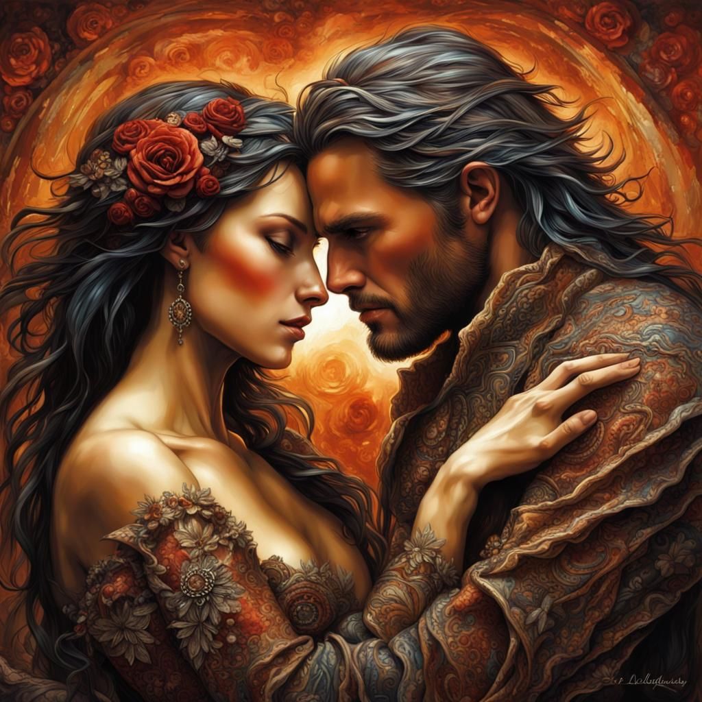 Intense Passion and Agony in Photographic Style