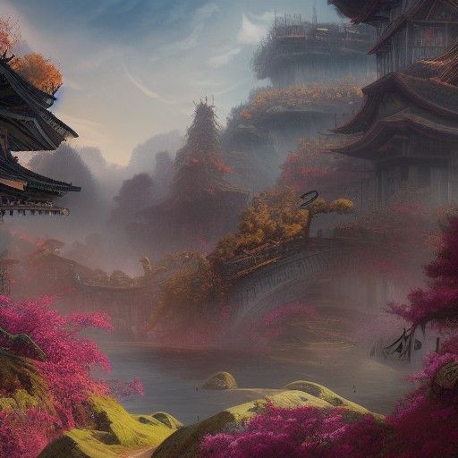 Genshin Impact: Detailed Matte Painting in 8K