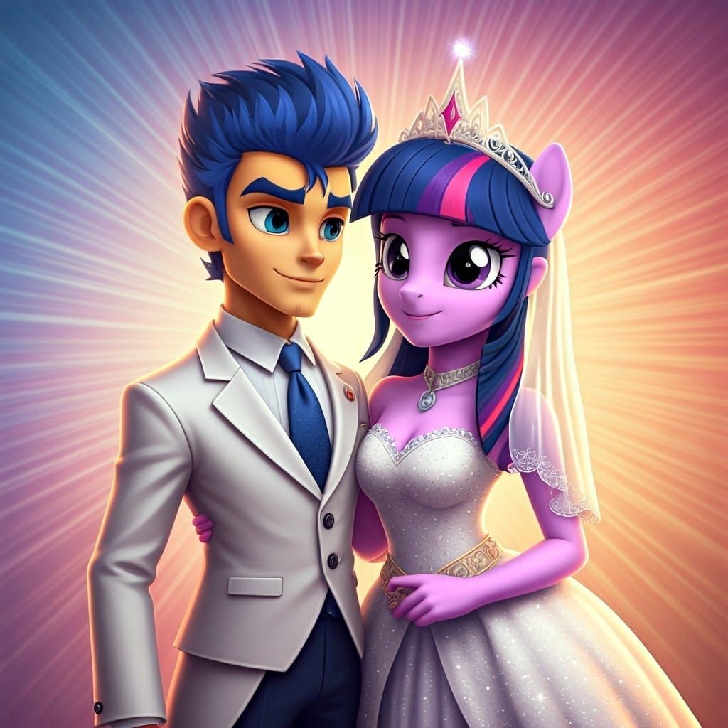 Flash Sentry and Twilight Sparkle's Wedding Day