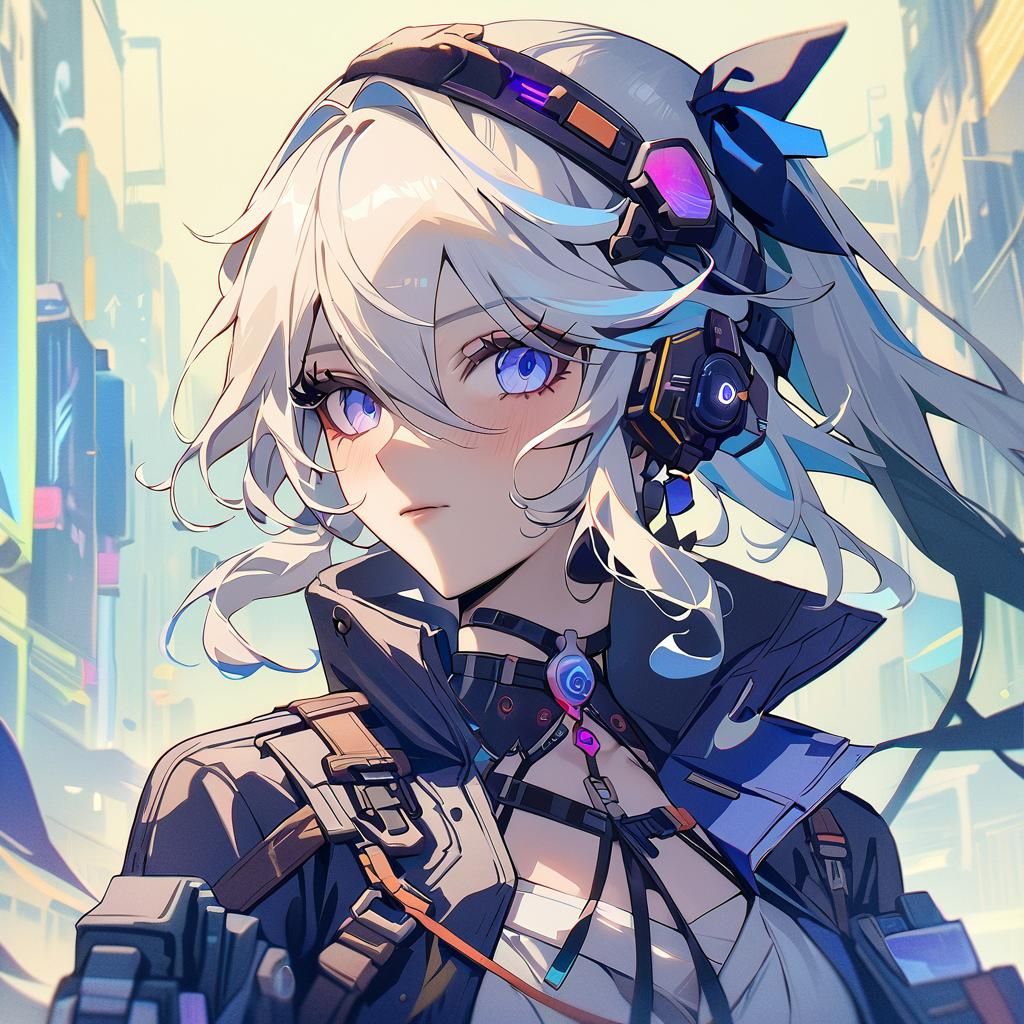 Cyberpunk Furina: Genshin Impact in a Cyberpunk World