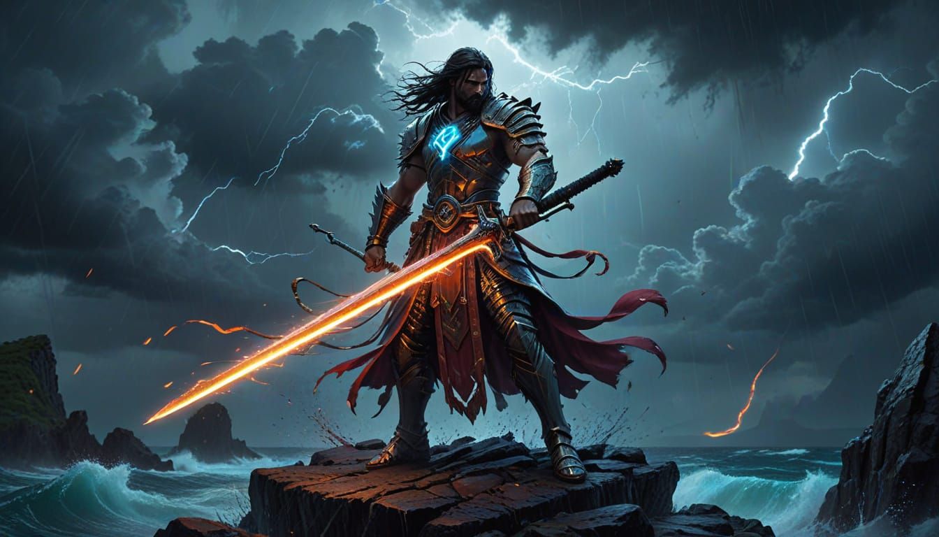 Sword in Stormy Skies