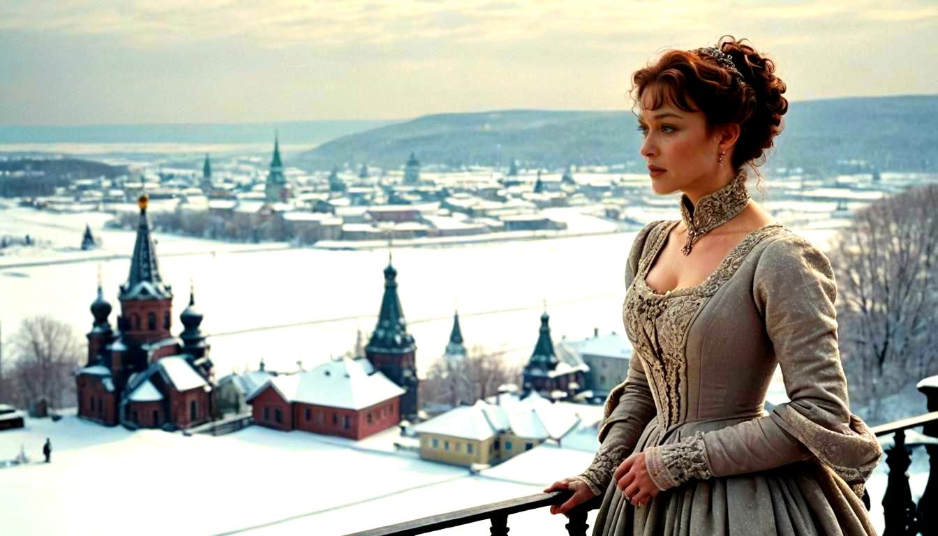 Anna Karina as Anna Karenina: Cinematic Film Still