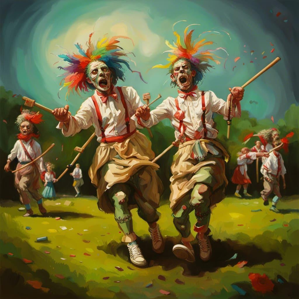Zombie Morris Dancers