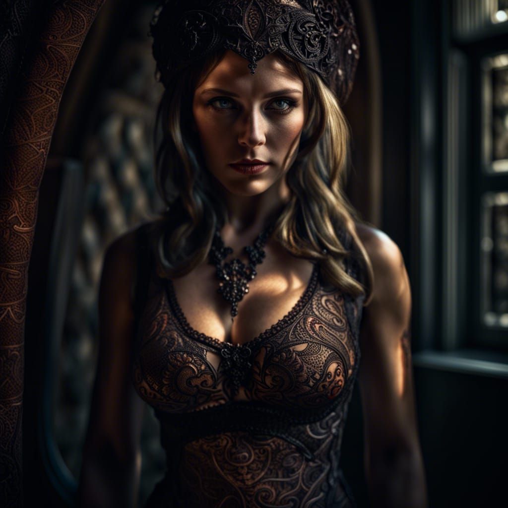 Hyperrealistic Portrait of a Beautiful Woman