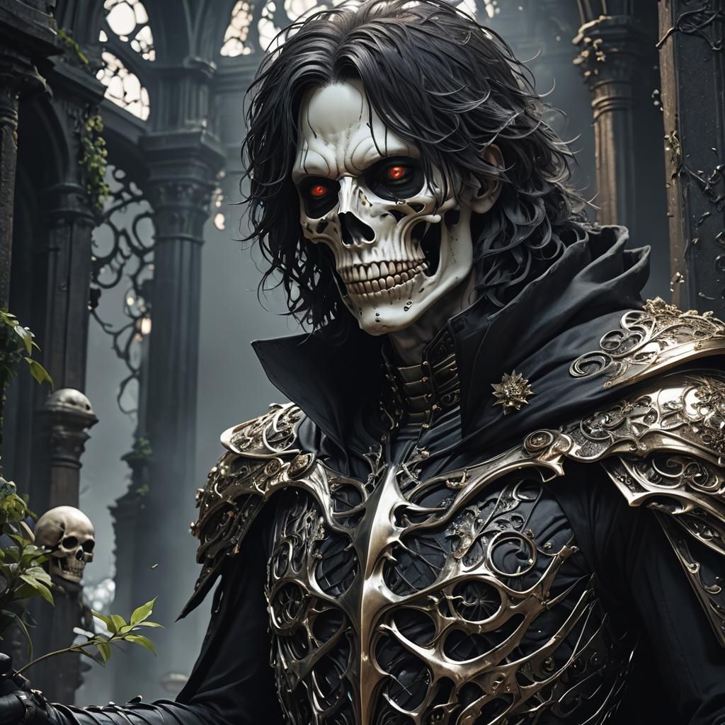 Anime Art: Death Concept in 3D