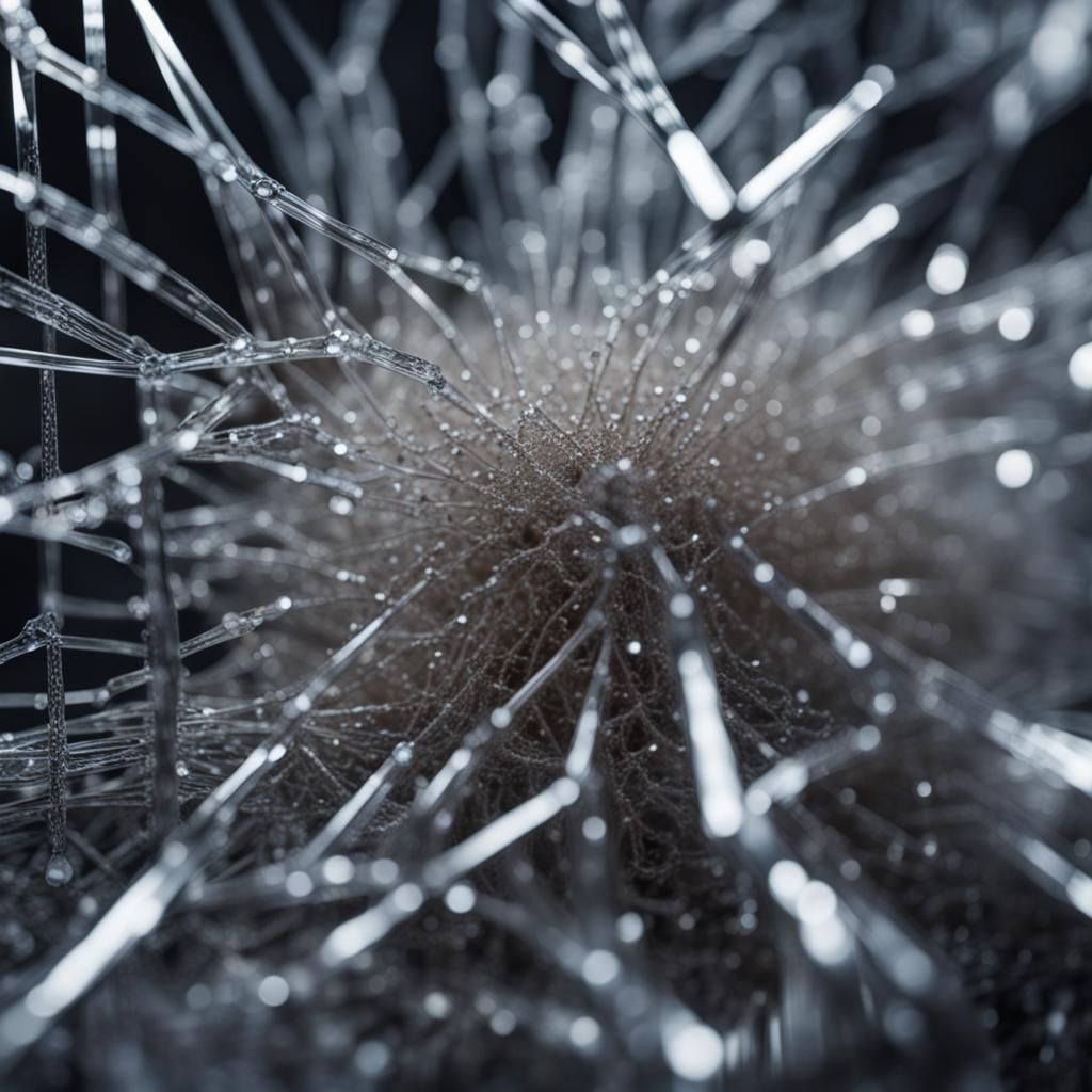 Crystalline Neural Network in Brutalist Style