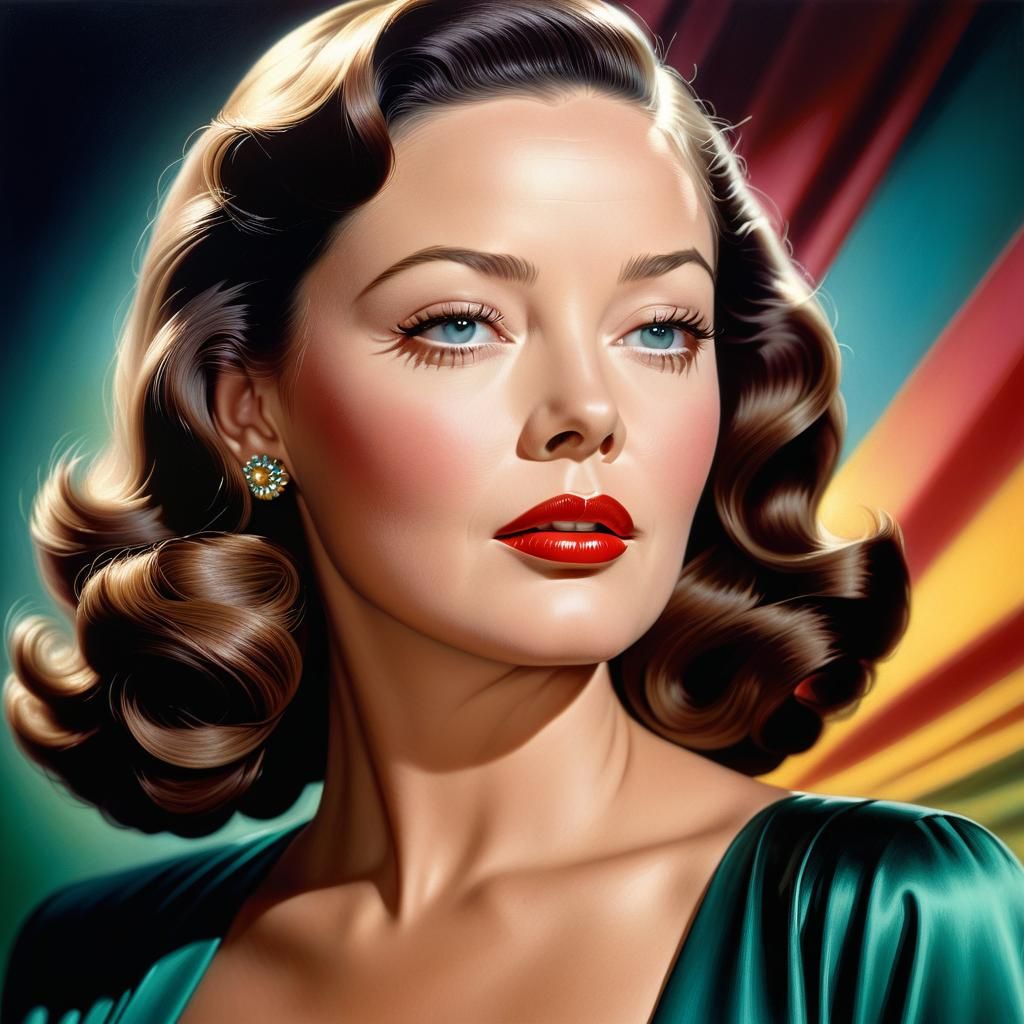 Portrait of Gene Tierney