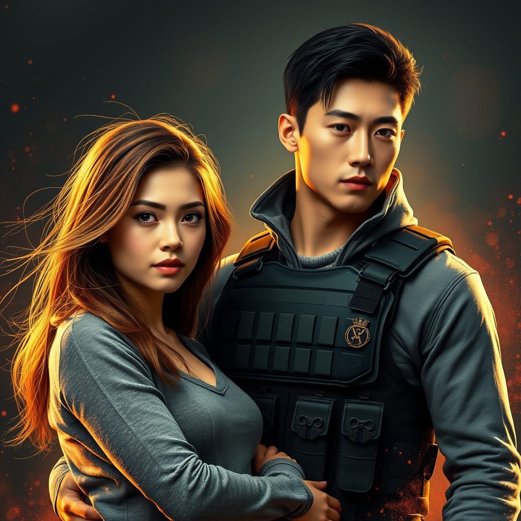 Dramatic Sci-Fi Portrait of a Power Couple