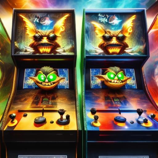 Gremlins Cause Halloween Havoc in Arcade