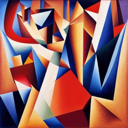 Abstract Cubism in Euclidean Style
