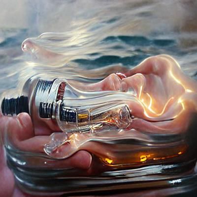 Ethereal Portrait in Oil Painting Style