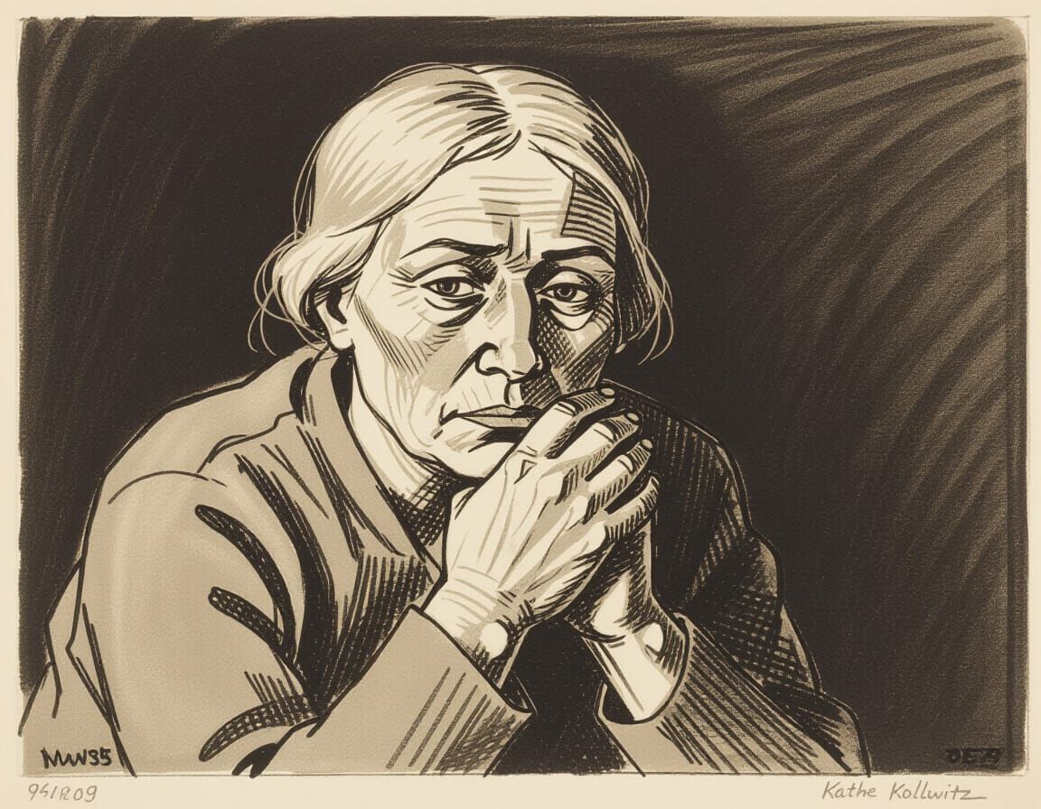 Portrait in the Style of Kathe Kollwitz