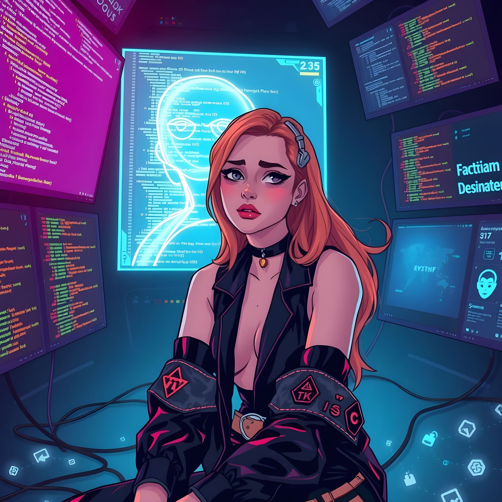 Sabrina Carpenter Brainwashed in Sinister Cybernetic Dystopi...