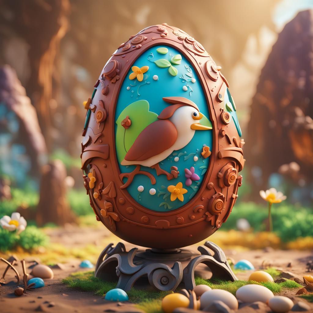 Detailed Playmobil Egg: Fantasy Concept Art