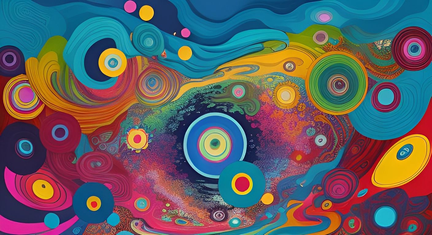 Kaleidoscopic Garden Inspired by Graphic Scores