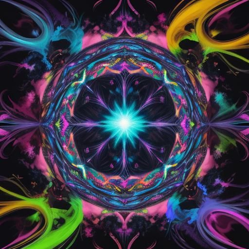 Melting Musical Notes: A Surreal Neo-Expressionist Painting